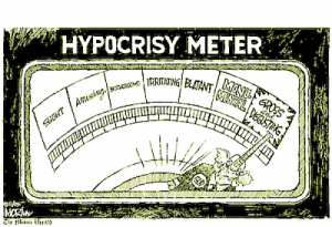 hypocrisy