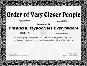 Michael's certificate for Very Clever People