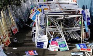 'For Sale' signs - from http://www.guardian.co.uk/money/2009/jun/09/rics-house-prices