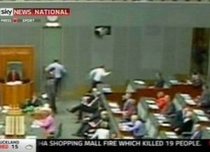 Australia's parliament descends into farce
