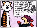 New Year resolutions